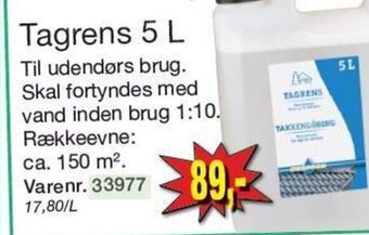 Harald Nyborg Tagrens 5 L tilbud