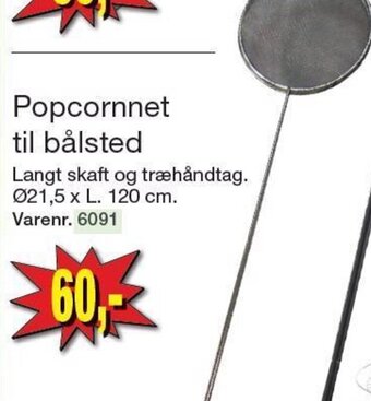 Harald Nyborg Popcornnet til bålsted tilbud