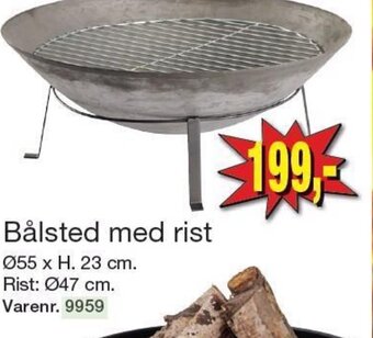 Harald Nyborg Bålsted med rist tilbud