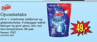 Harald Nyborg Clean Opvasketabs tilbud