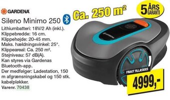 Harald Nyborg GARDENA Sileno Minimo 250 tilbud