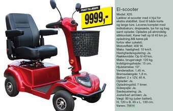 Harald Nyborg El-scooter Model: X20. tilbud