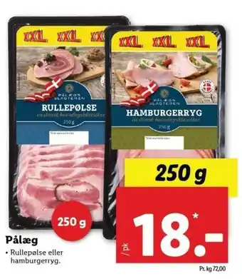 Lidl Pålæg 250g tilbud