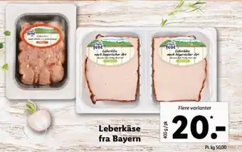 Lidl Leberkäse Fra Bayern 400g tilbud