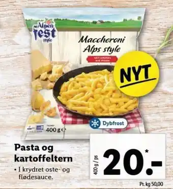 Lidl Pasta Og Kartoffeltern 400g tilbud