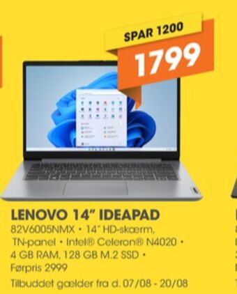 Expert Lenovo bærbar pc tilbud