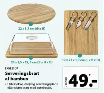 Serveringsbræt Af Bambus