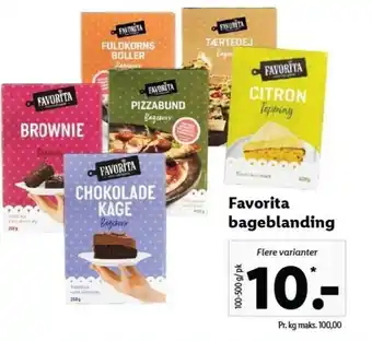 Favorita Bageblanding 100-500g