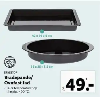 Bradepande/Ovnfast Fad