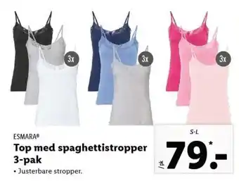 Lidl Top Med Spaghettistropper 3-Pak tilbud