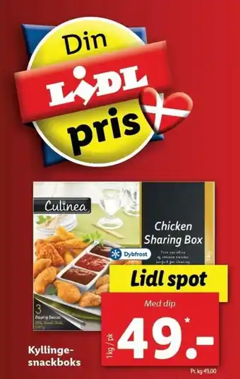 Lidl Kyllinge-Snackboks 1 kg tilbud