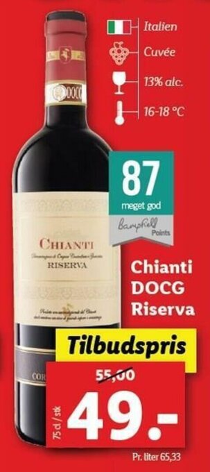 Lidl Chianti DOCG Riserva tilbud