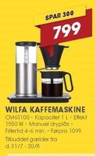 Wilfa kaffemaskine