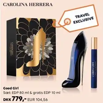 Scandlines Travel Shop Carolina herrera good girl tilbud