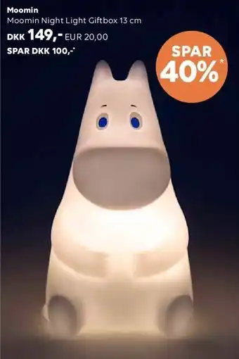 Moomin night light giftbox 13 cm