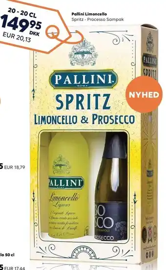 Scandlines Travel Shop Pallini limoncello spritz - prosecco sampak tilbud