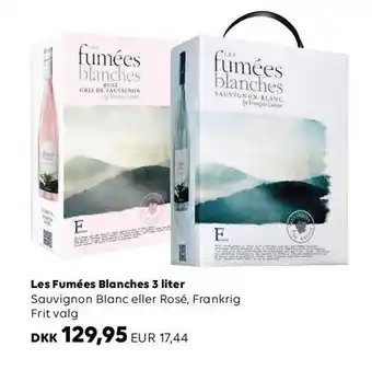 Scandlines Travel Shop Les fumées blanches 3 liter tilbud