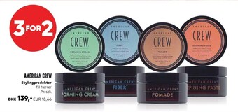 Scandlines Travel Shop American crew stylingprodukter - 3 for 2 tilbud