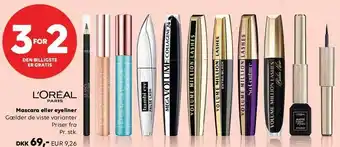 L'oréal mascara eller eyeliner - 3 for 2