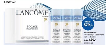 Scandlines Travel Shop Lancôme deodorant sæt tilbud