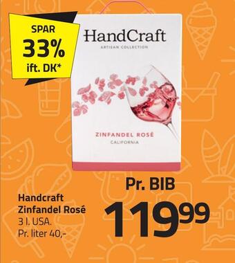 Fleggaard Handcraft zinfandel rosé tilbud