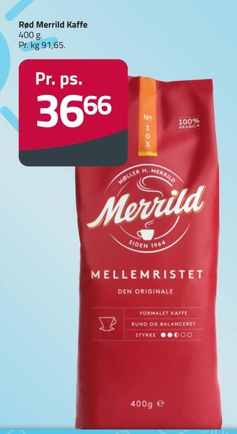 Fleggaard Rød merrild kaffe tilbud