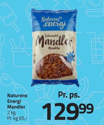 Fleggaard Naturens energi mandler tilbud