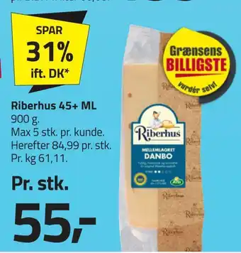 Fleggaard Riberhus 45+ ml tilbud