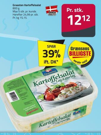 Fleggaard Graasten kartoffelsalat tilbud