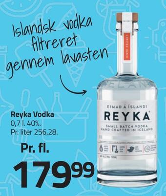 Fleggaard Reyka vodka tilbud
