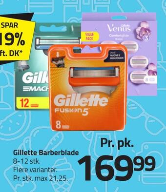 Fleggaard Gillette barberblade tilbud