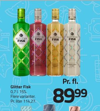 Fleggaard Glitter fisk tilbud