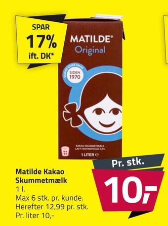 Fleggaard Matilde kakao skummetmælk tilbud