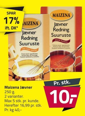 Fleggaard Maizena jævner tilbud