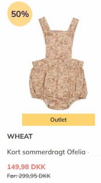 Babysam WHEAT Kort sommerdragt Ofelia tilbud