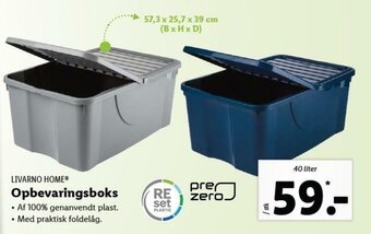 Lidl Opbevaringsboks 40 Liter tilbud