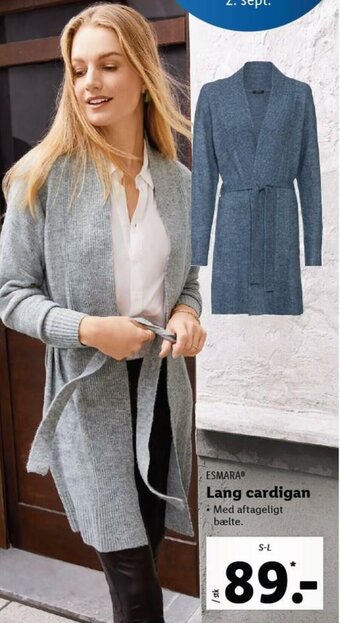 Lidl Lang Cardigan tilbud