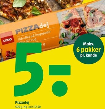 Coop 365 Pizzadej 400 g tilbud