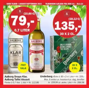 Taffel akvavit akvavit