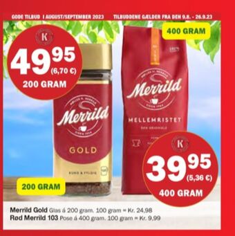 Købmandsgården Mellemristet kaffe formalet tilbud