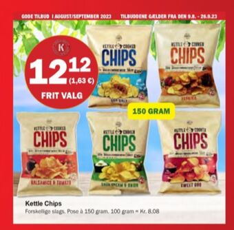 Købmandsgården Kettle chips tilbud