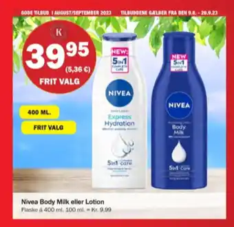 Nivea bodylotion