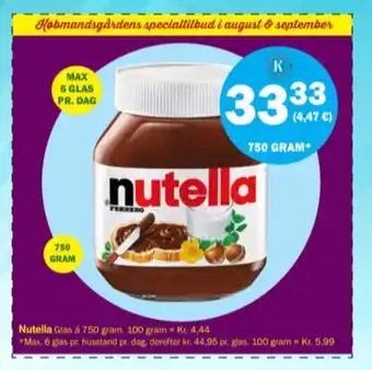Nutella smørepålæg