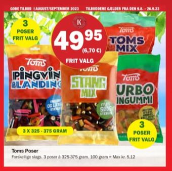 Købmandsgården Stangmix slikposer tilbud
