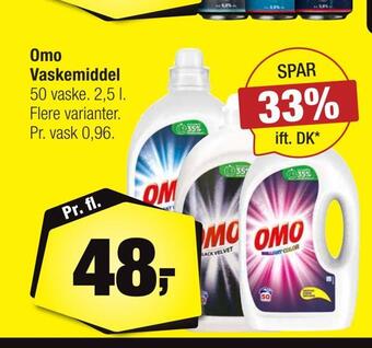 Calle Omo vaskemiddel tilbud