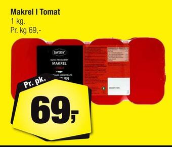 Calle Makrel i tomat tilbud