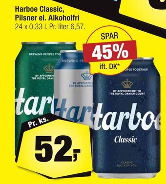 Calle Harboe classic, pilsner el. alkoholfri tilbud