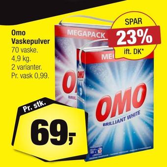 Calle Omo vaskepulver tilbud