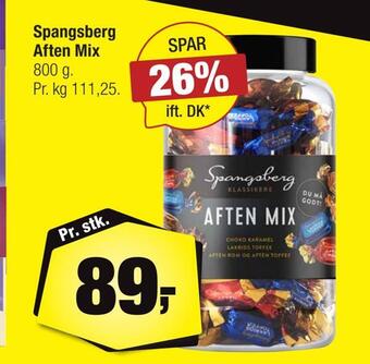 Calle Spangsberg aften mix tilbud