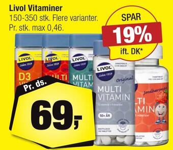 Calle Livol vitaminer tilbud